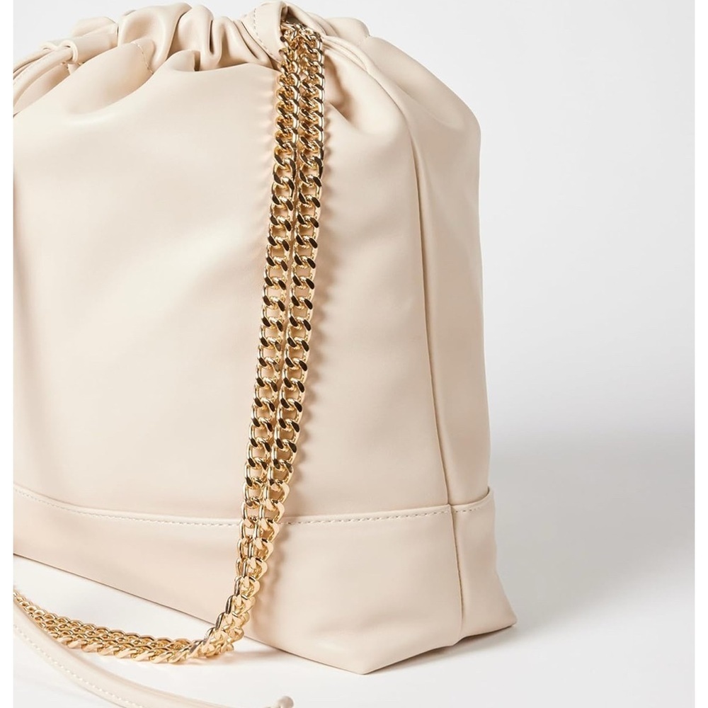 The Drop Women's Nyjah Chain Strap Tote, Ivory, NWT - Picture 2 of 16